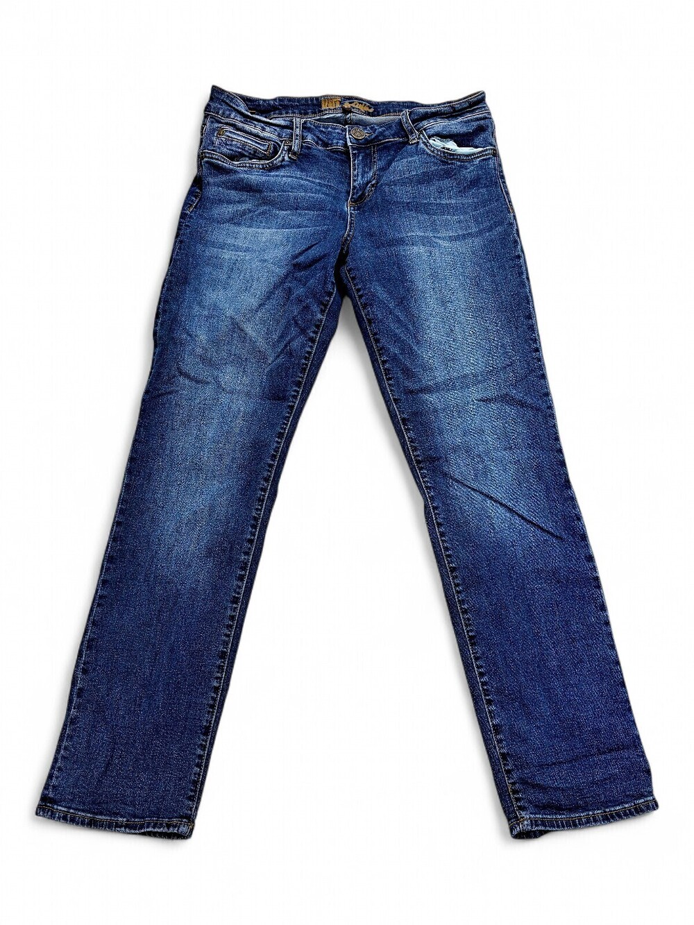 Kut From The Kloth‎ Straight Leg Jeans Sz 8 Medium Wash